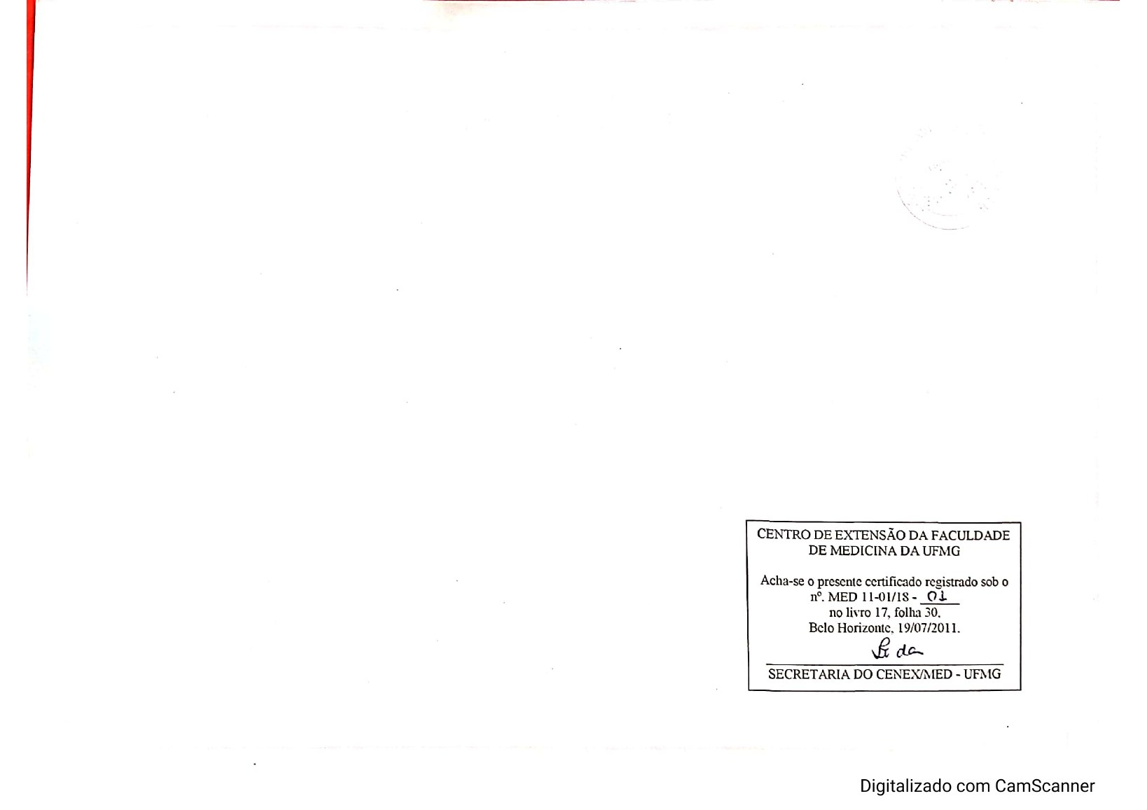 Psicossomática e Emoções — Registro do Certificado de Ana Vasconcelos